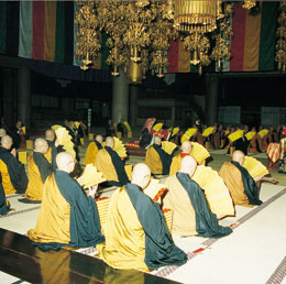 Regelmäßige Zeremonien im Sojiji